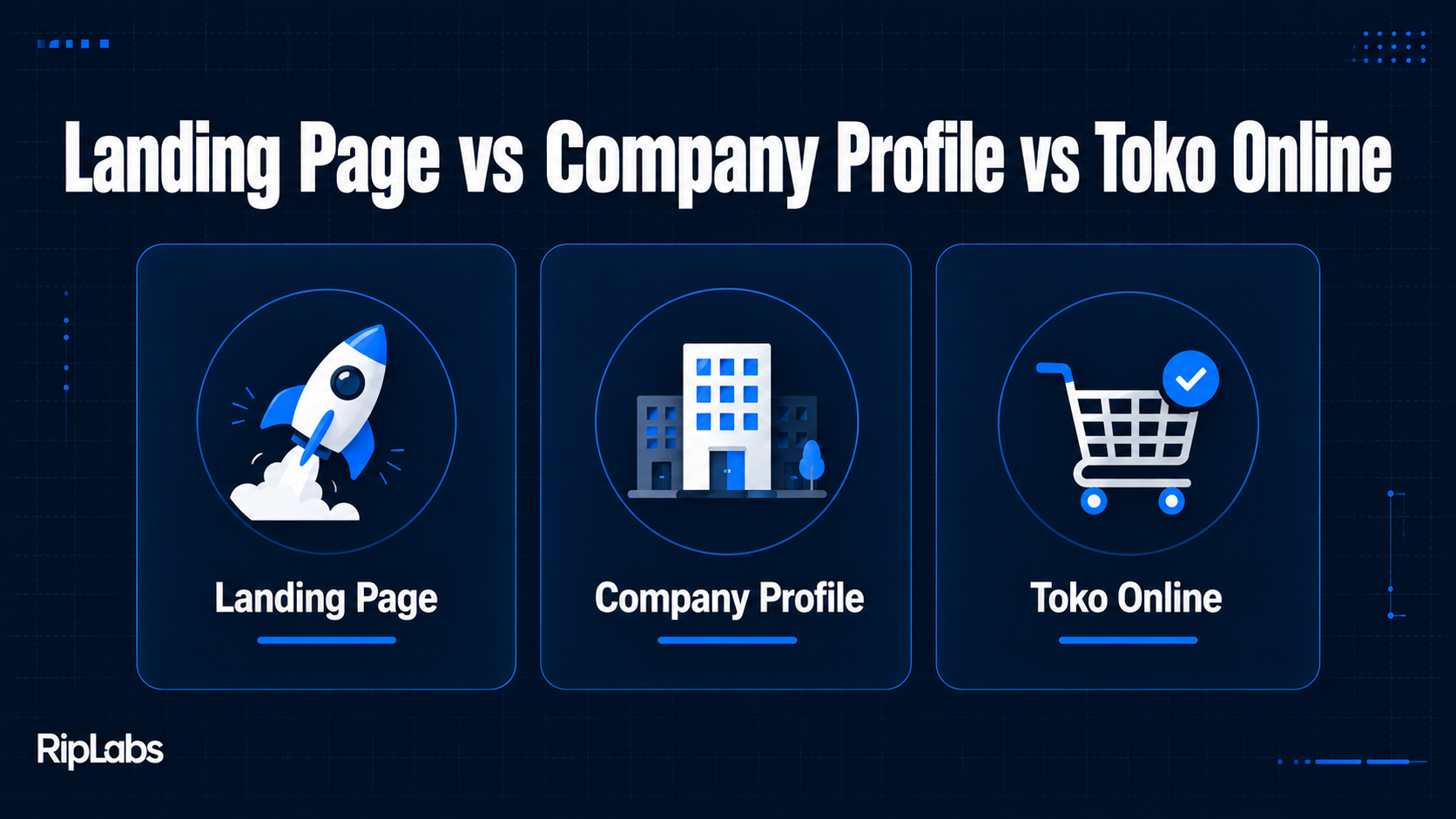 Perbedaan Landing Page, Company Profile, dan Toko Online