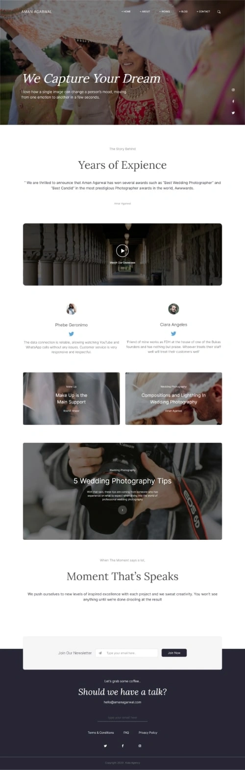 Web Portofolio Aman Agarwal